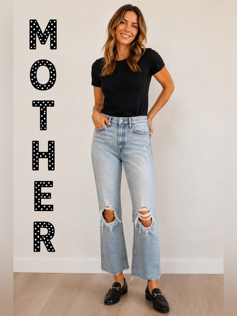 MOTHER The Hustler Ankle Fray Distressed Jeans Rolling in the Bushes